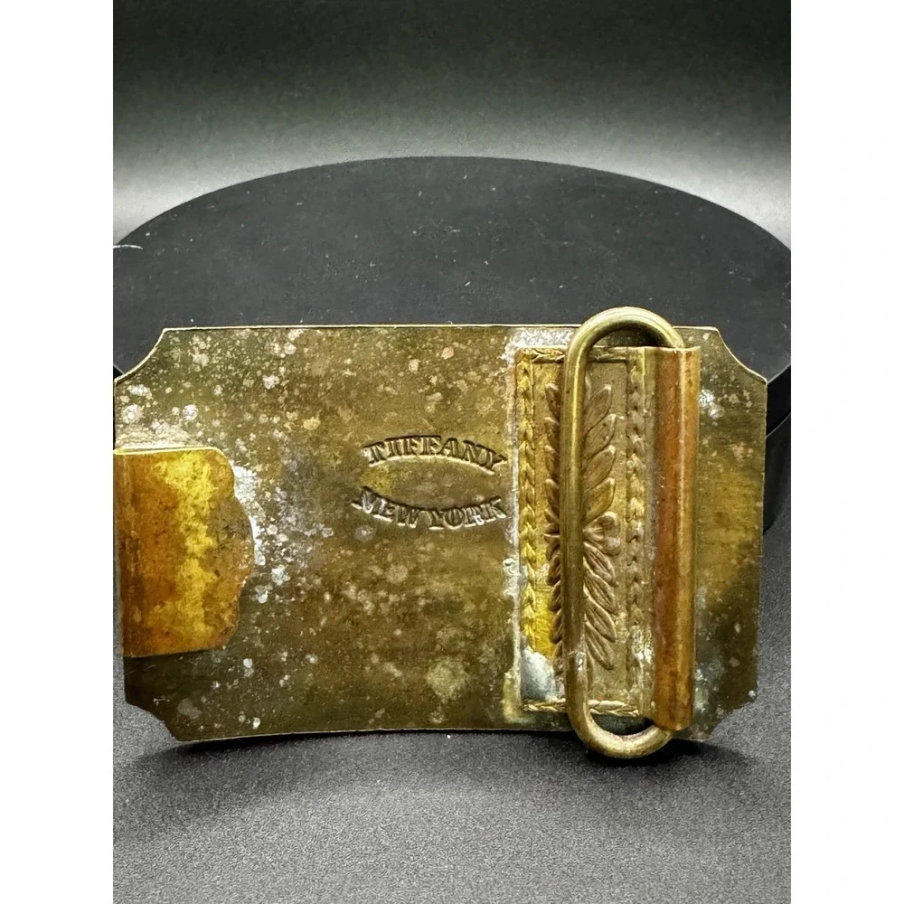 Wells Fargo And Company Brass Belt Buckle - Vintage Tiffany  display picture 1